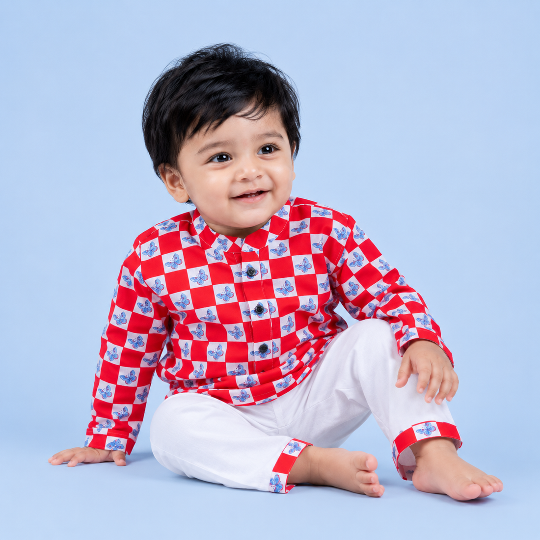 Beeming Butterflies Kurta Set