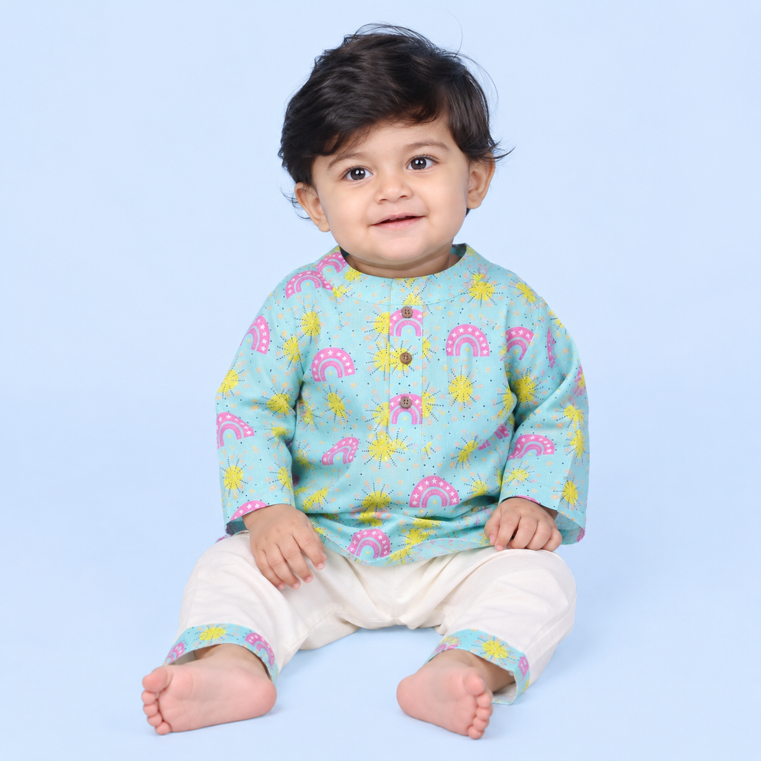 Fireworks and Rainbows Kurta Set
