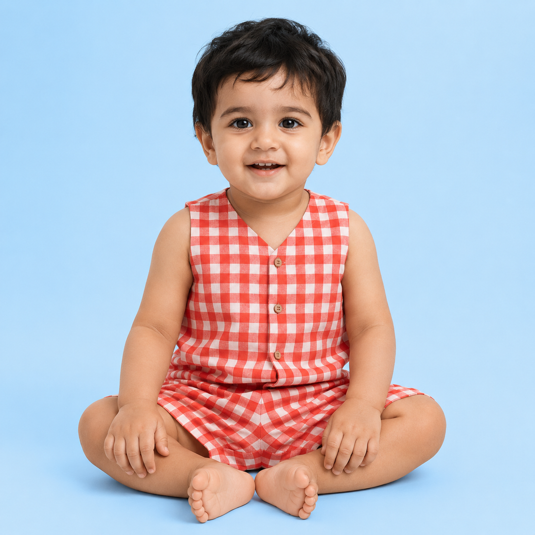 Picnic Ready Jhabla Top with Shorts
