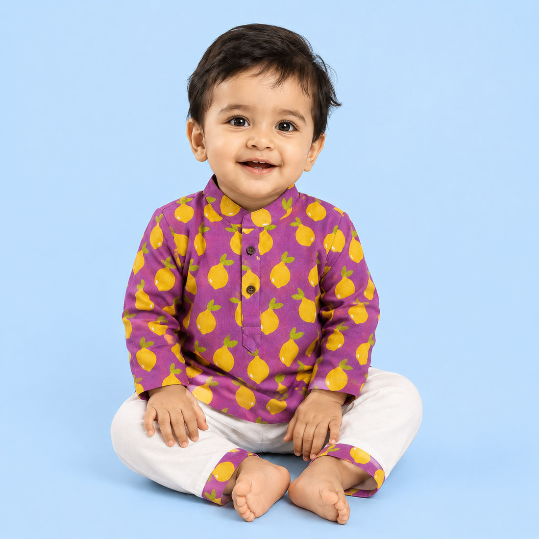 Lemony Lemons Kurta Set