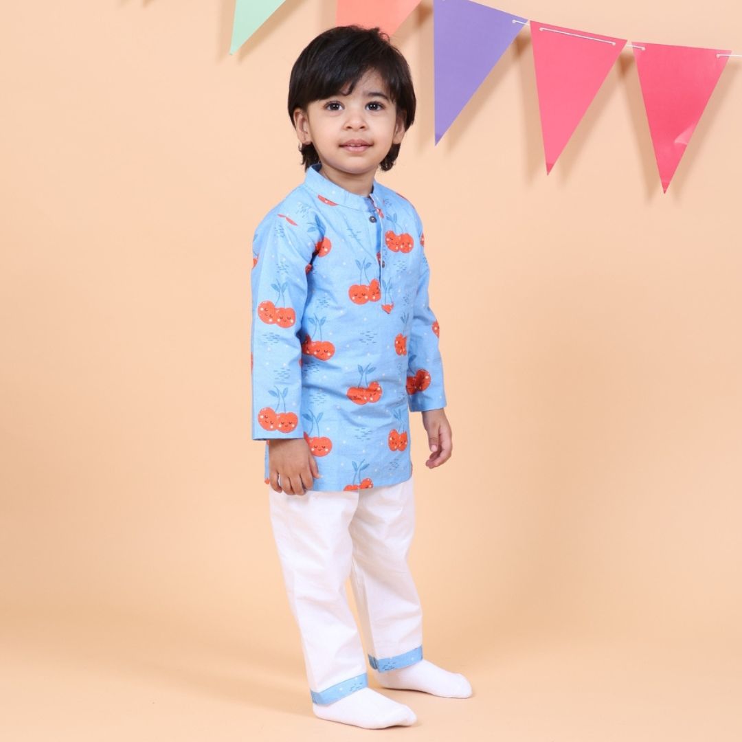 Cheeryful Cotton Kurta Set