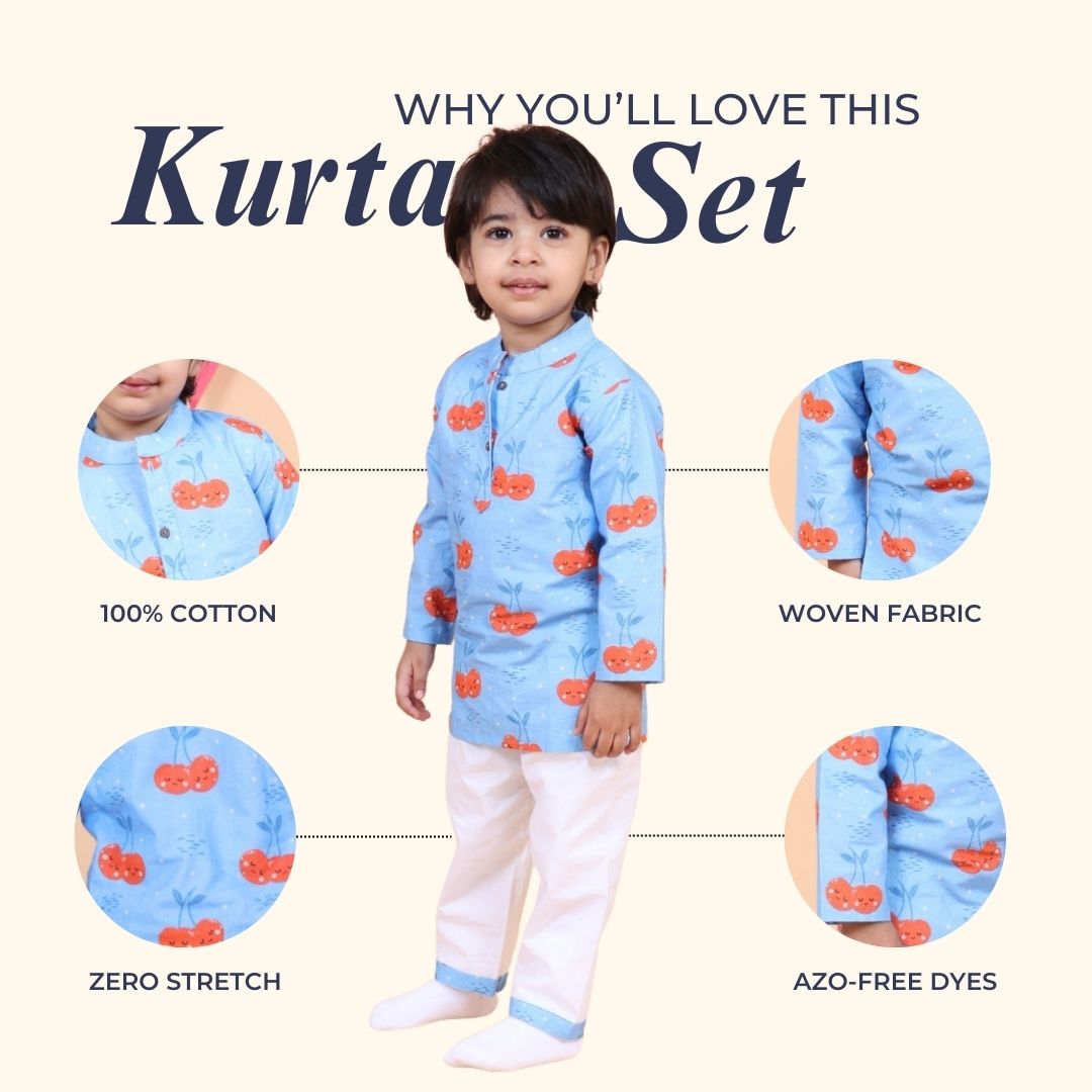 Cheeryful Cotton Kurta Set