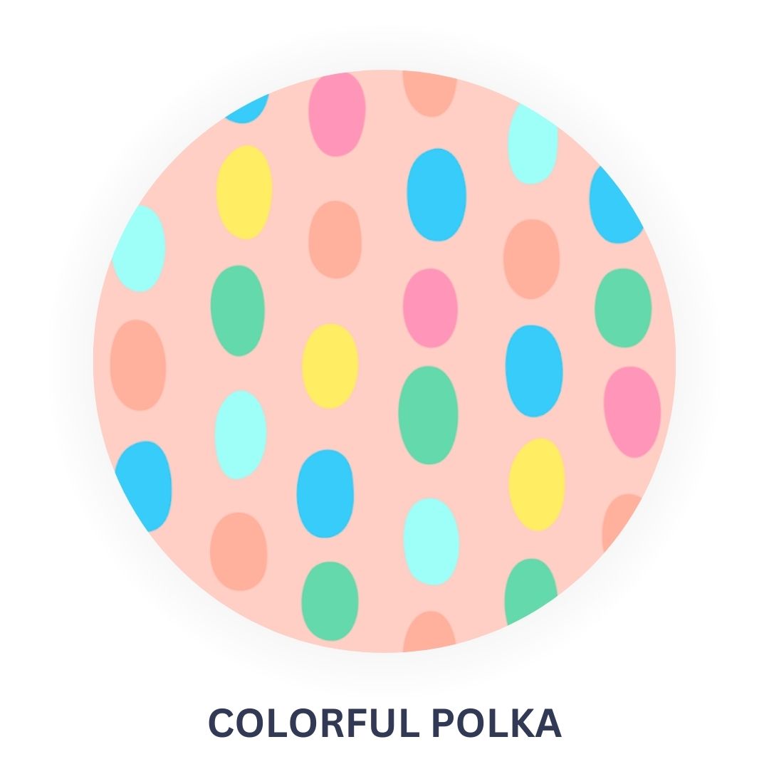 Colorful Polka Cotton Kurta Set