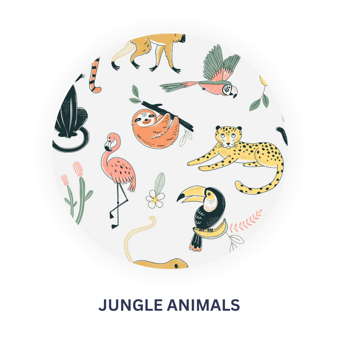 Jungle Animals Full Sleeves Night Suit