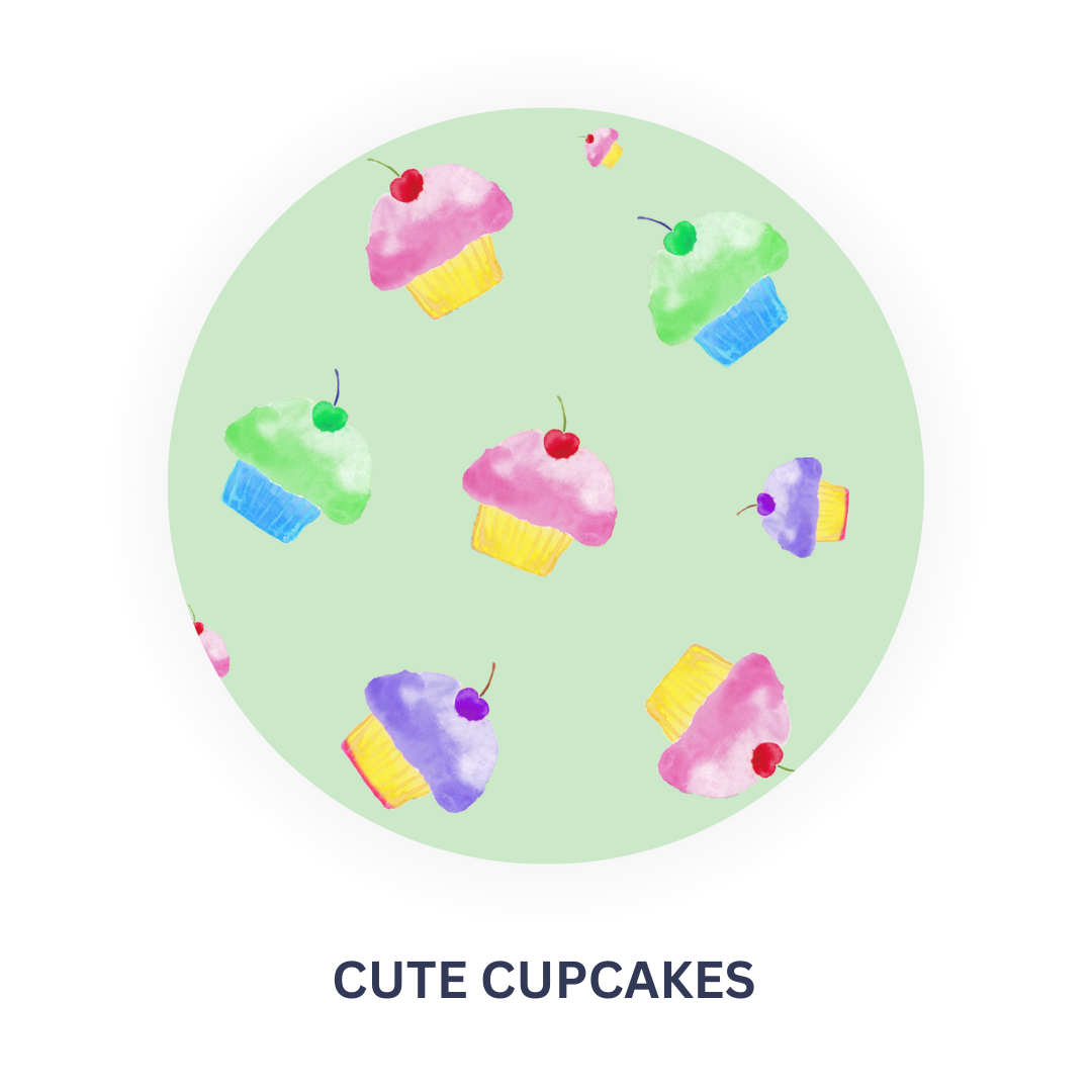 Cute Cupcakes Full Sleeves Night Suit