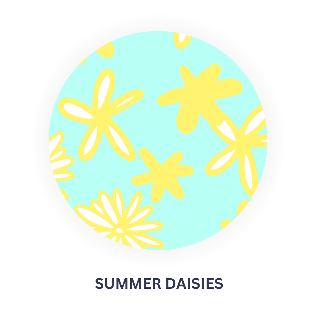 Summer Daisies Muslin Angrakha Set