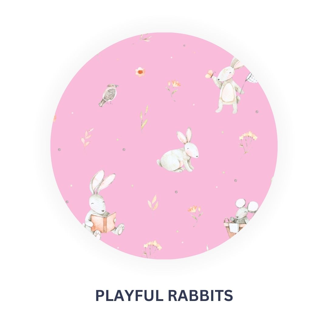 Playful Rabbits Full Sleeves Night Suit