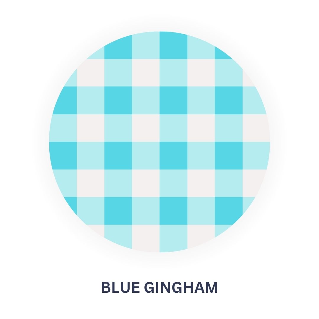 Blue Gingham Full Sleeves Night Suit