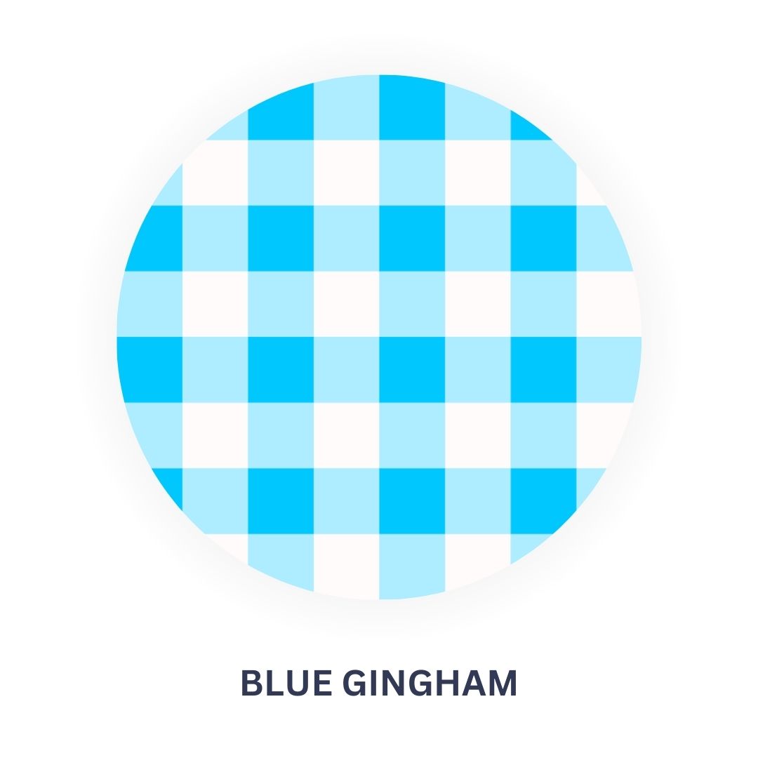 Blue Gingham Full Sleeves Night Suit