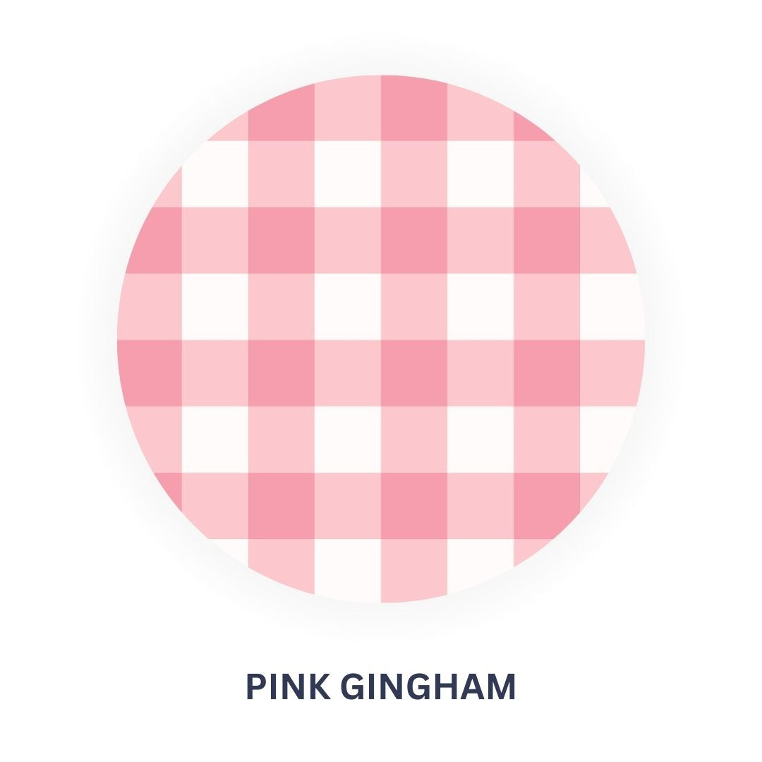 Pink Gingham Full Sleeves Night Suit