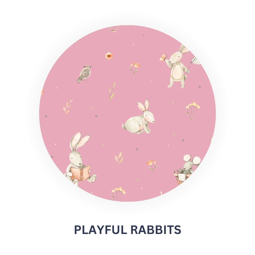 Playful Rabbits Full Sleeves Night Suit