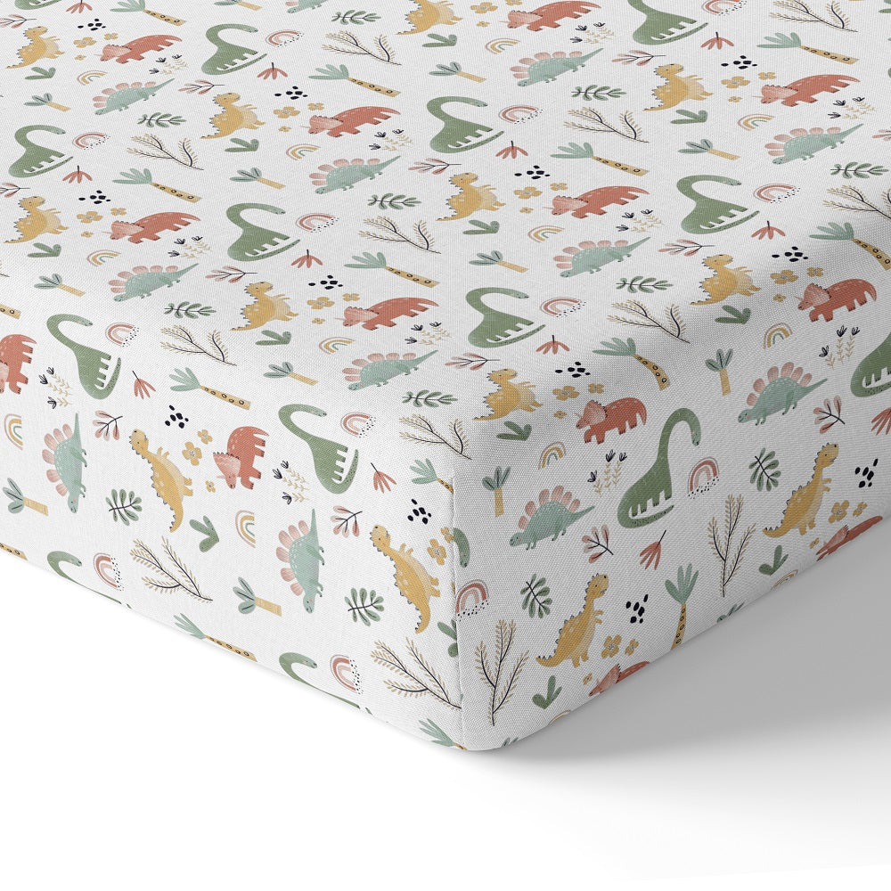 Dinosaurs Fitted Cot Sheet
