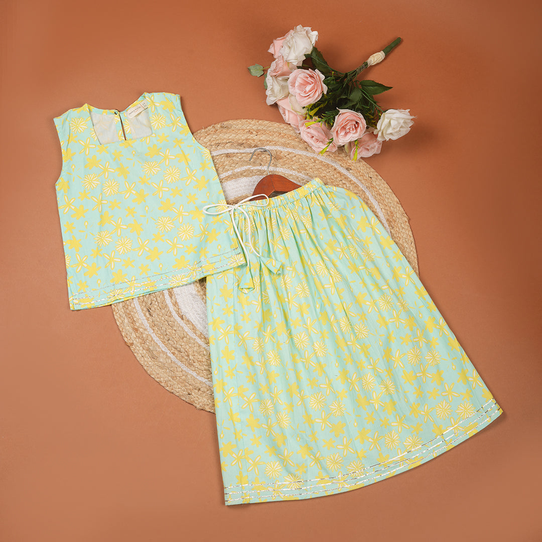 Summer Daisies Lehenga Set