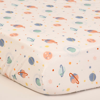 Mysterious Space Fitted Cot Sheet