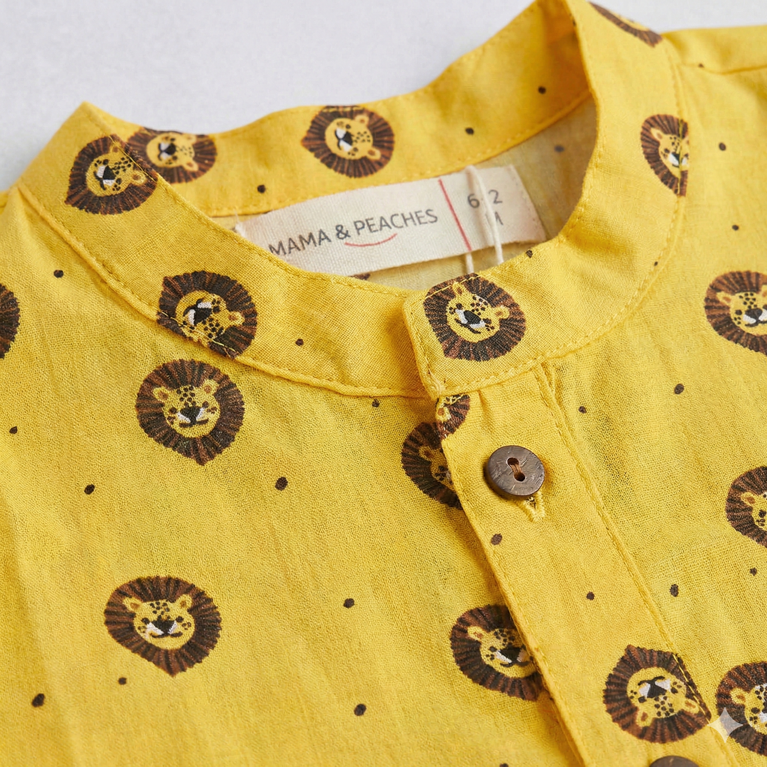 Fiery Lion Cotton Kurta Set