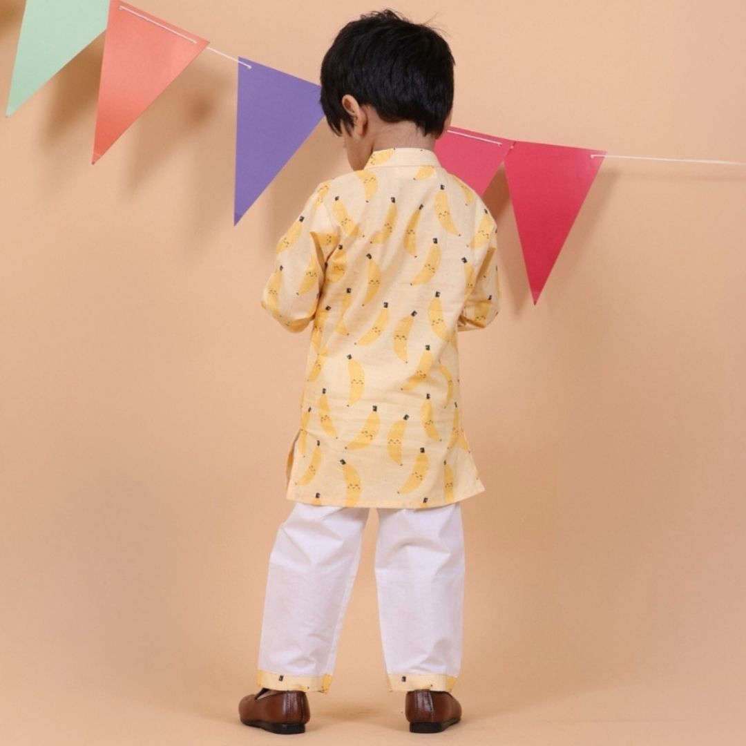 100% Cotton Kurta Set, Go Bananas