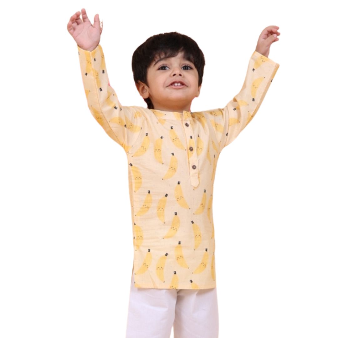 Go Bananas Cotton Kurta set