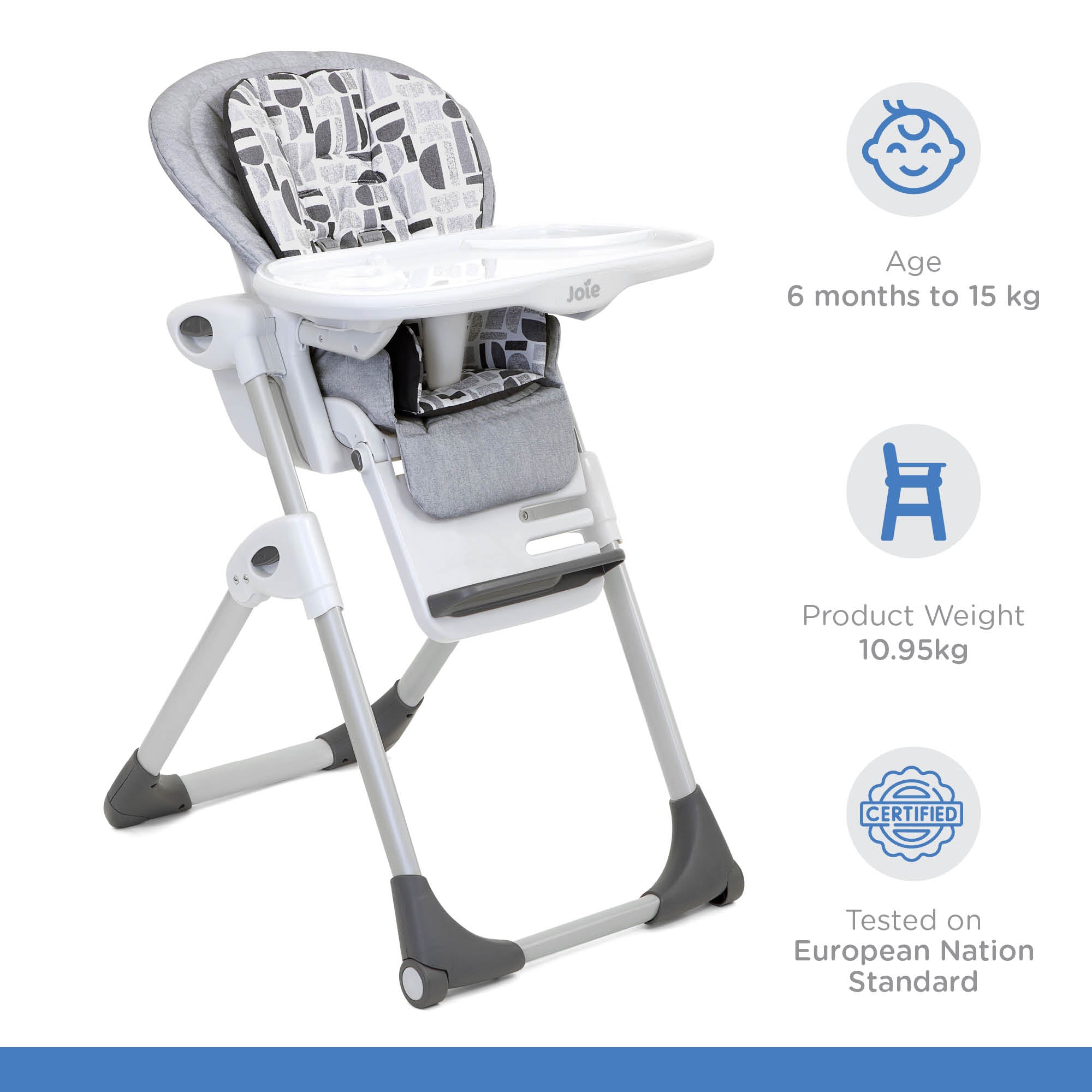 Joie High Chair Mimzy 2in1 Logan 6 to 36 Months