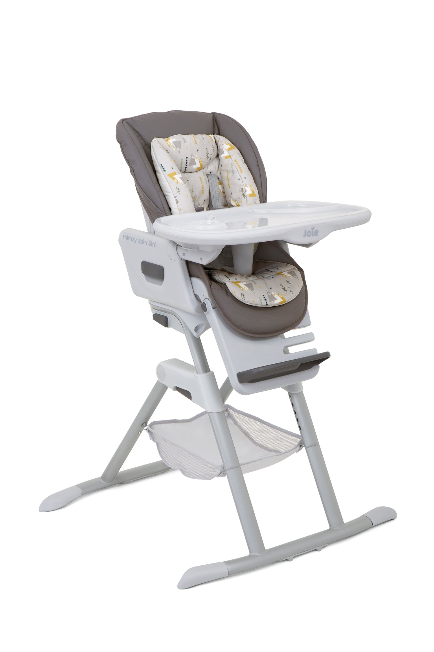 Joie High Chair Mimzy Spin 3in1 Geometric Mountains Birth to 36 Months