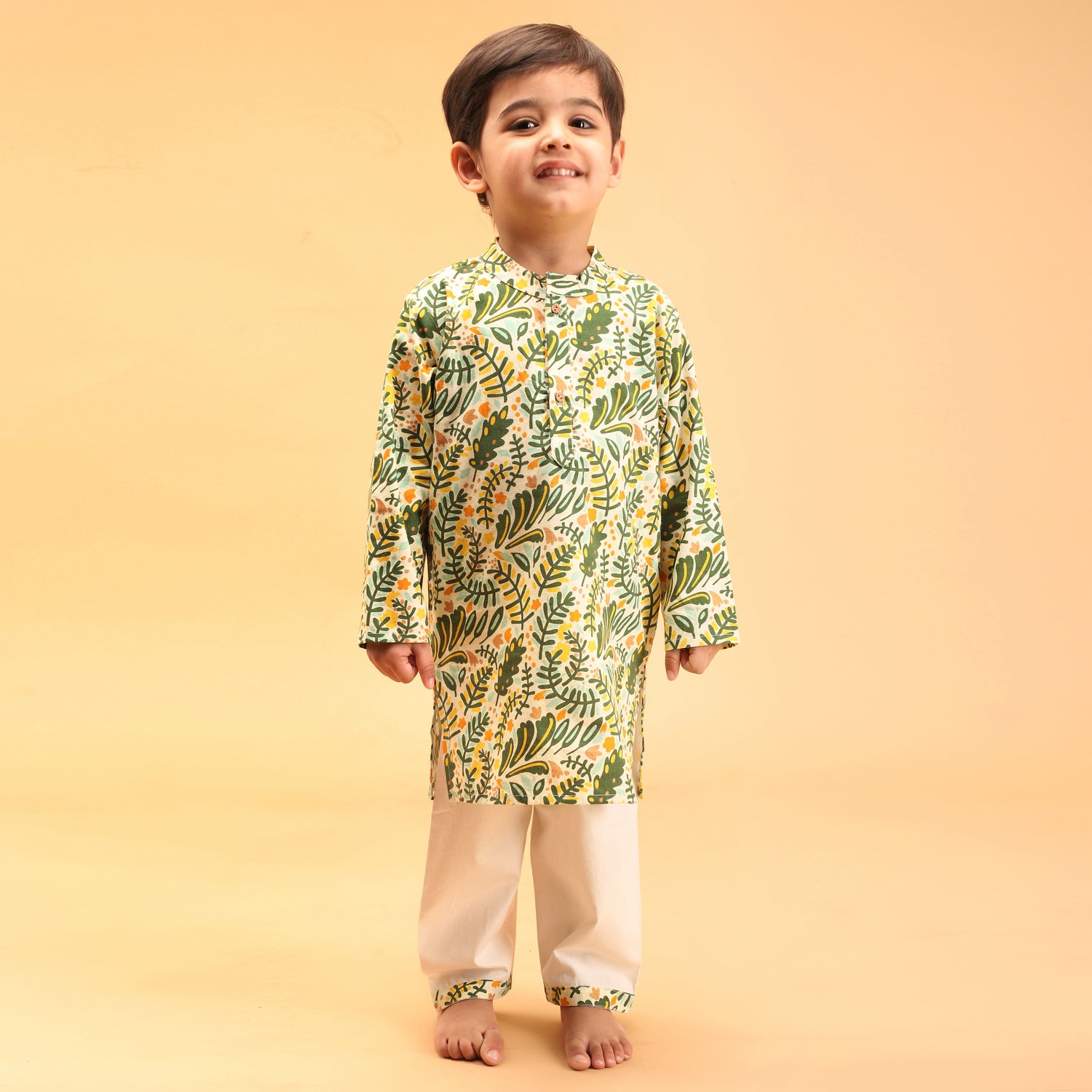 Summer Leaves Kurta Set