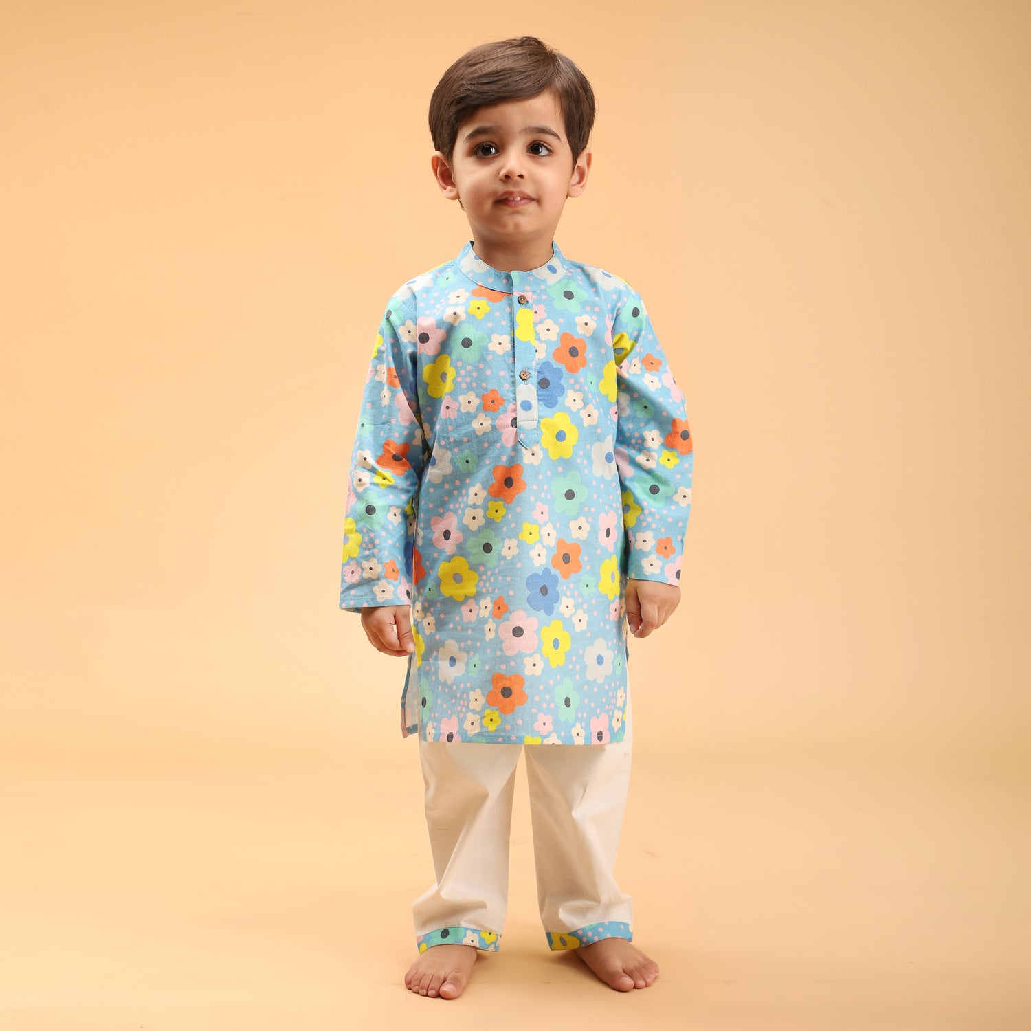 Bright Floral Kurta Set