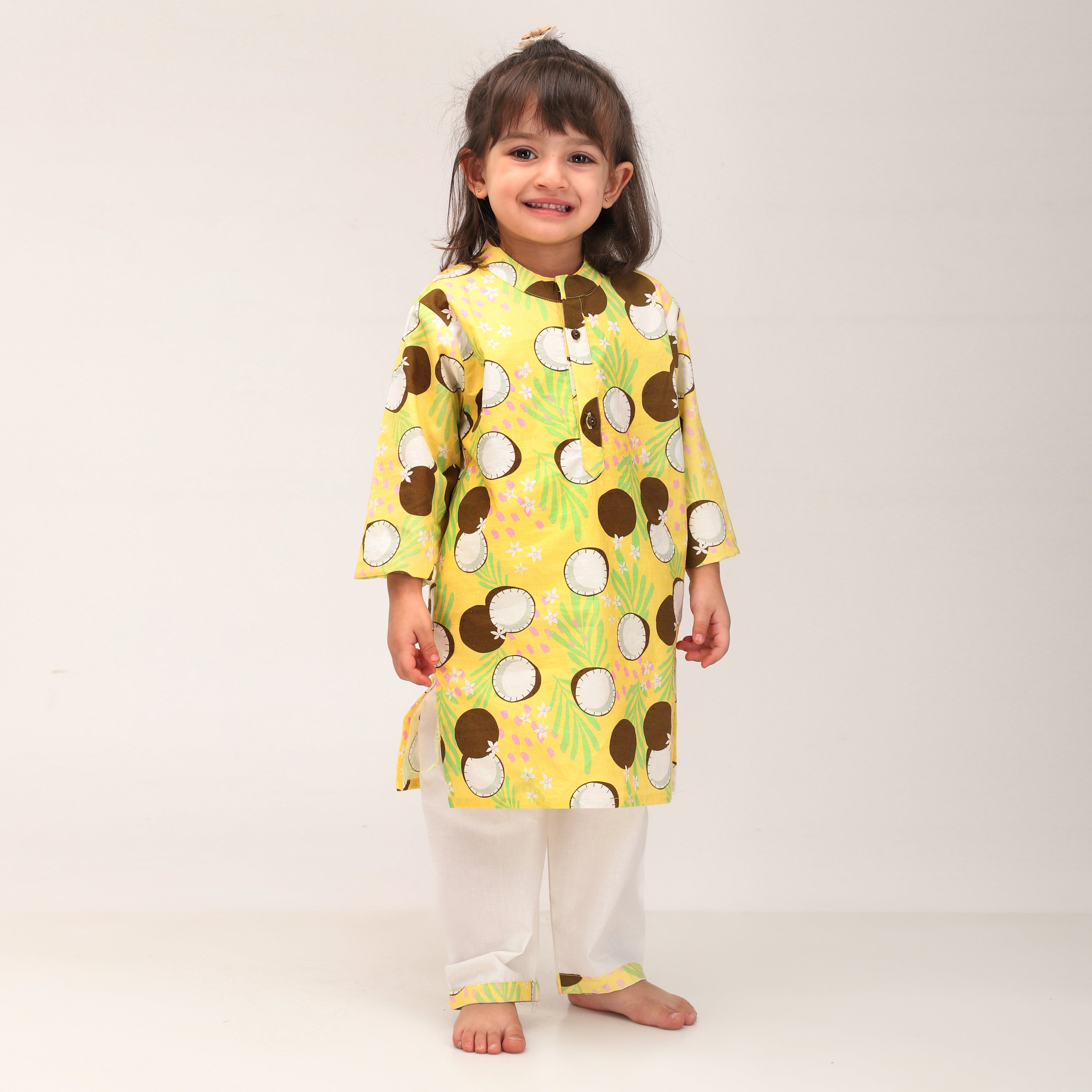 Coconut Floral Kurta Set