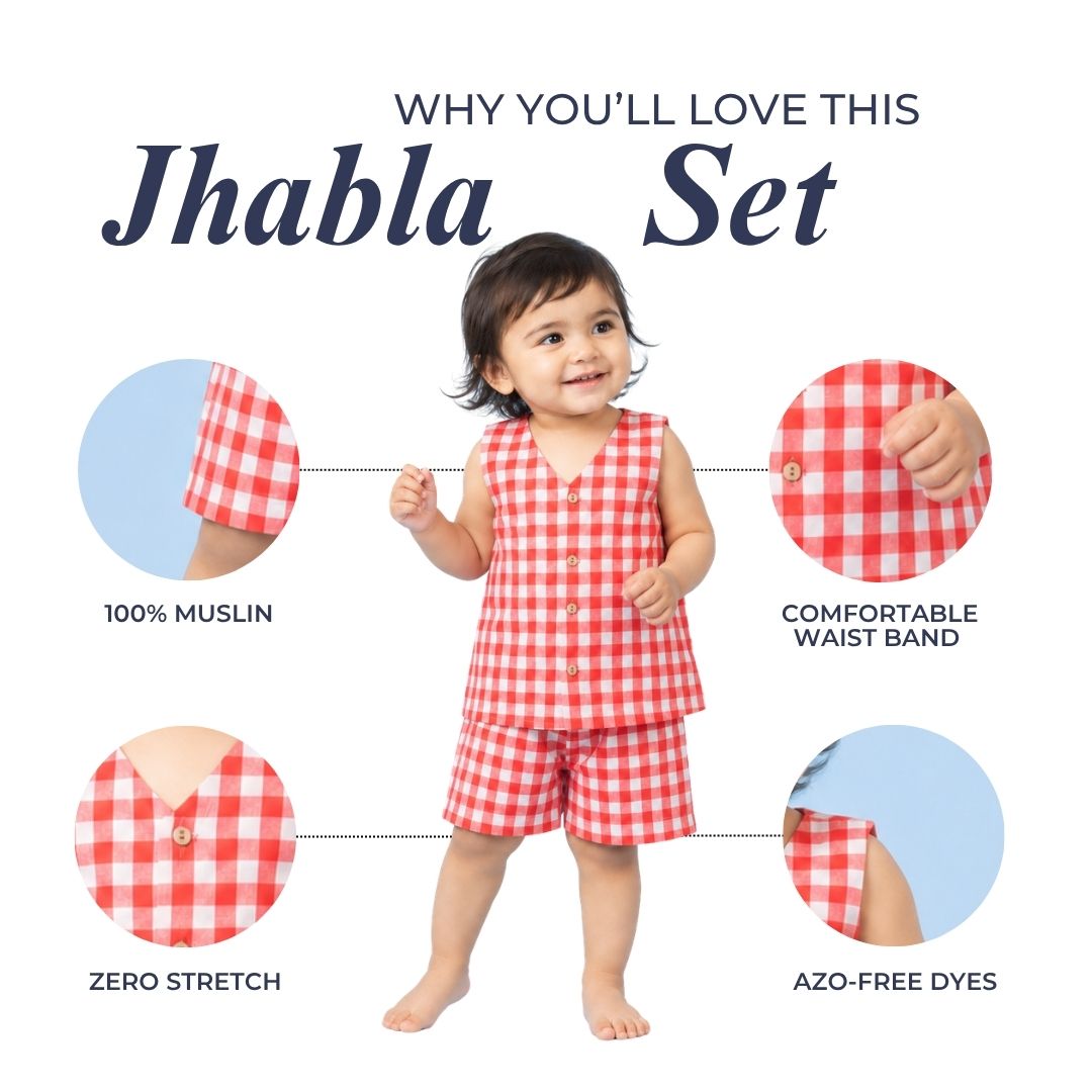 Picnic Ready Jhabla Top with Shorts
