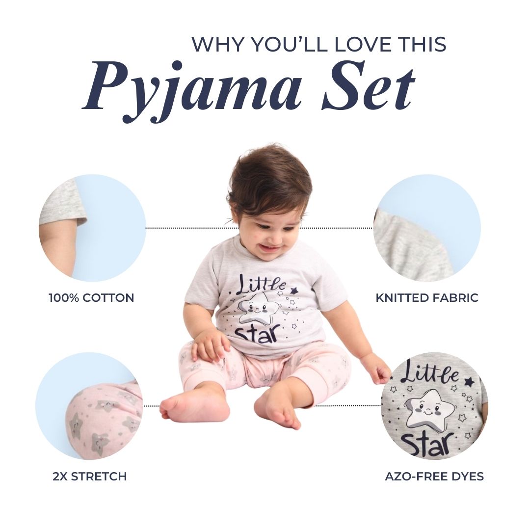 Little Star Cotton Pyjama Set