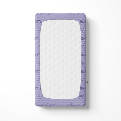Personalised Name Cot Sheet - Purple