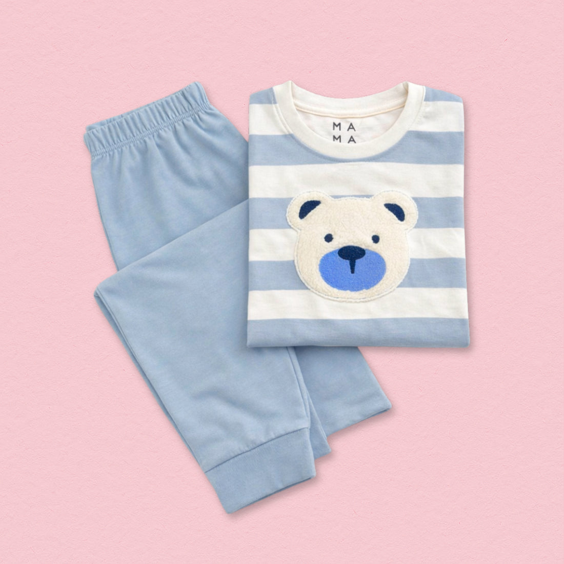 Teddy Bear Cotton Pyjama Set