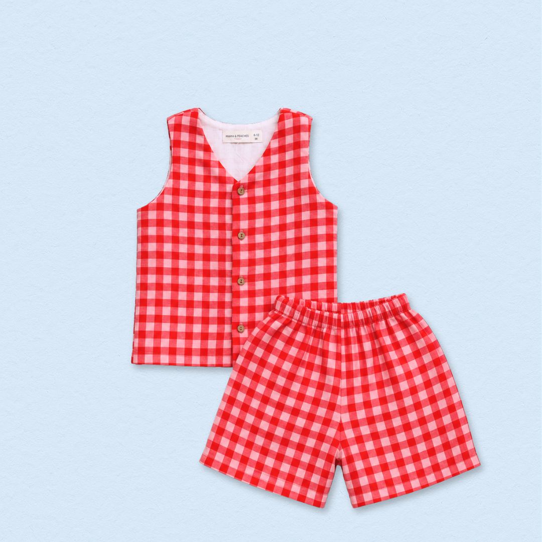 Picnic Ready Jhabla Top with Shorts