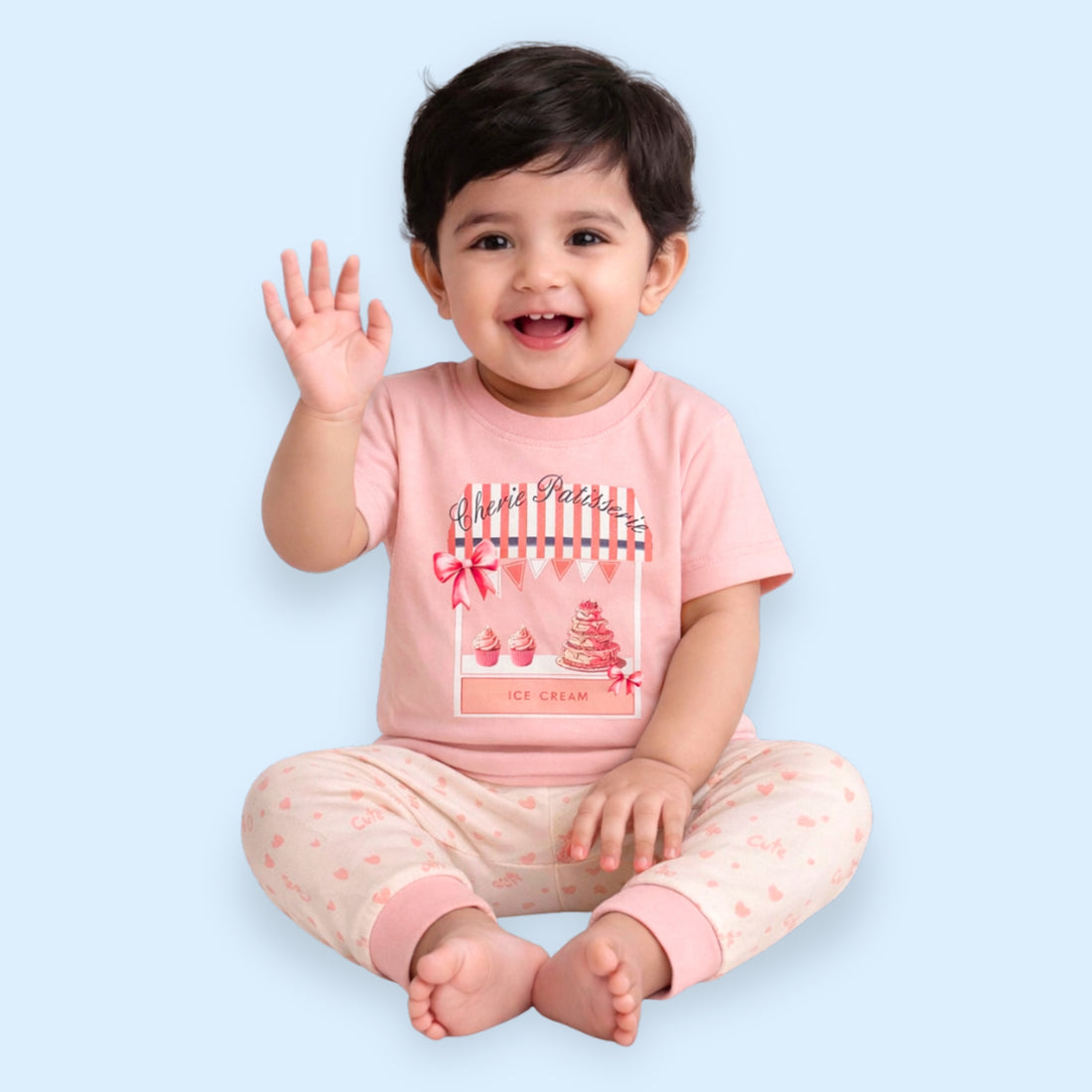 Cherie Cherie Baby Cotton Pyjama Set