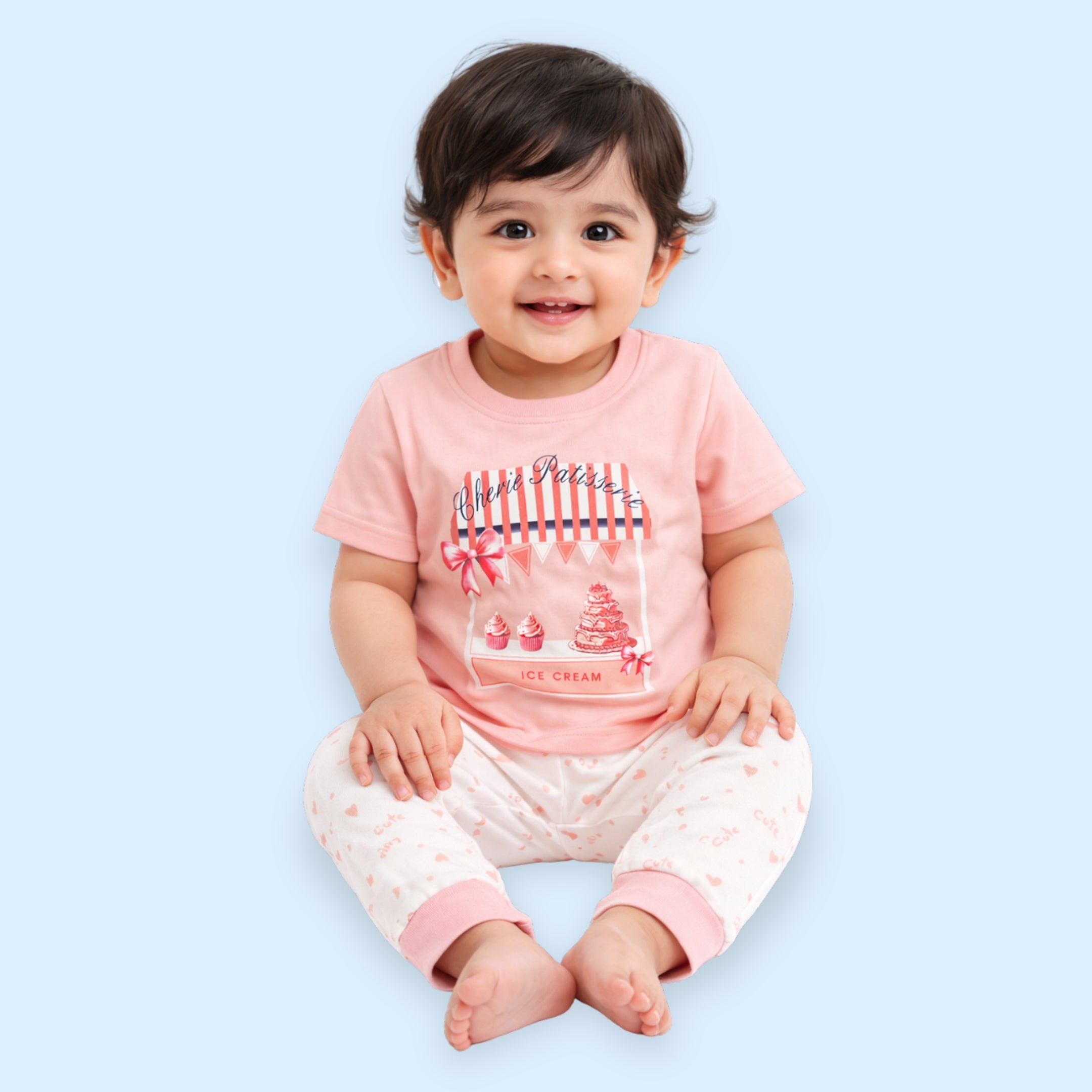 Cherie Cherie Baby Cotton Pyjama Set