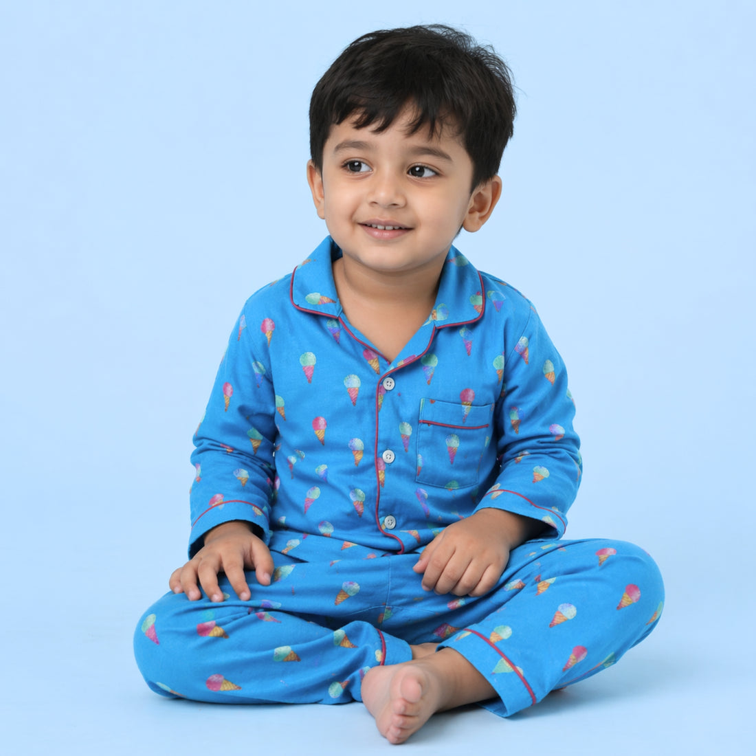 Ice cream Dreams Full Sleeves Night Suit