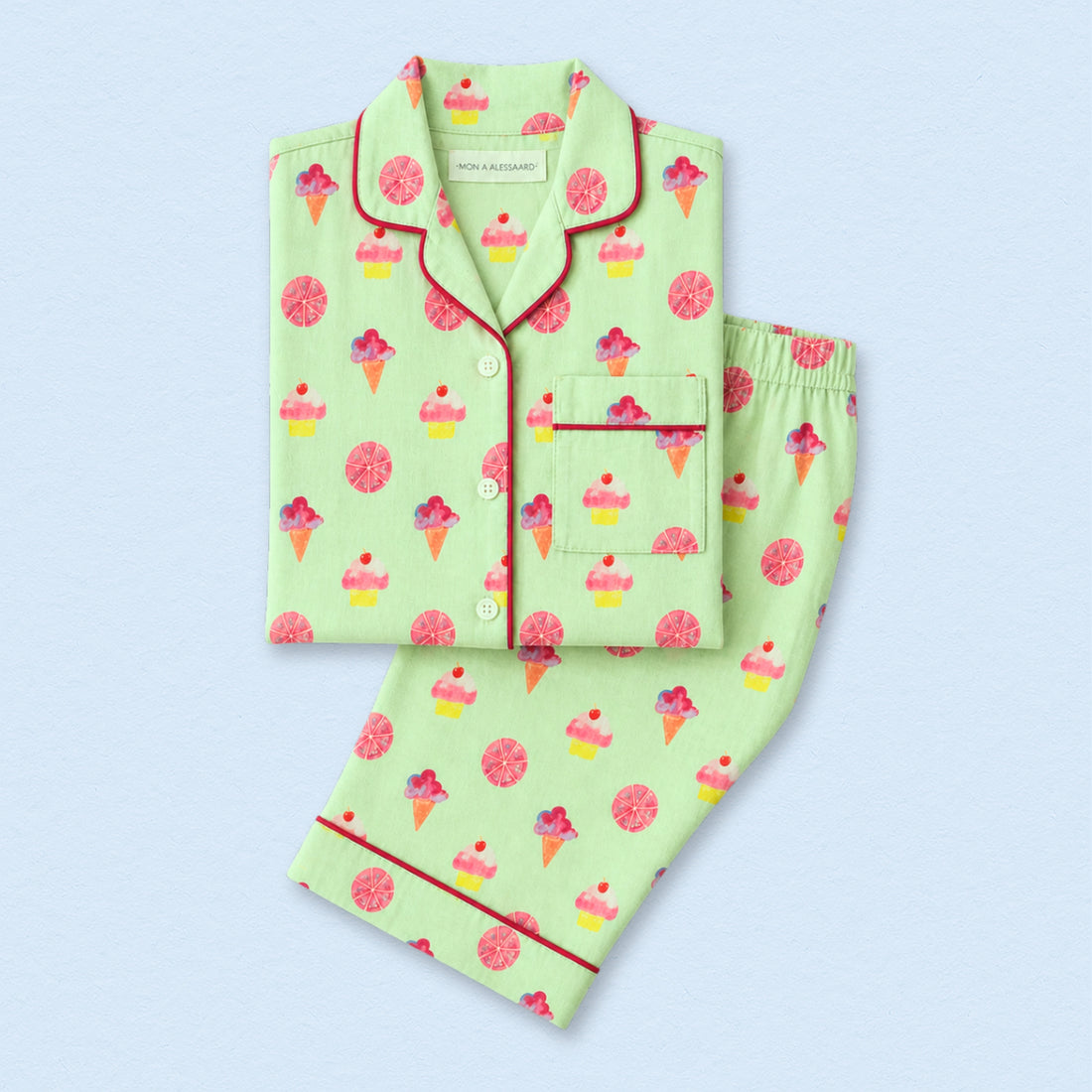 Ice Creams &amp; Cupcakes Full Sleeves Night Suit