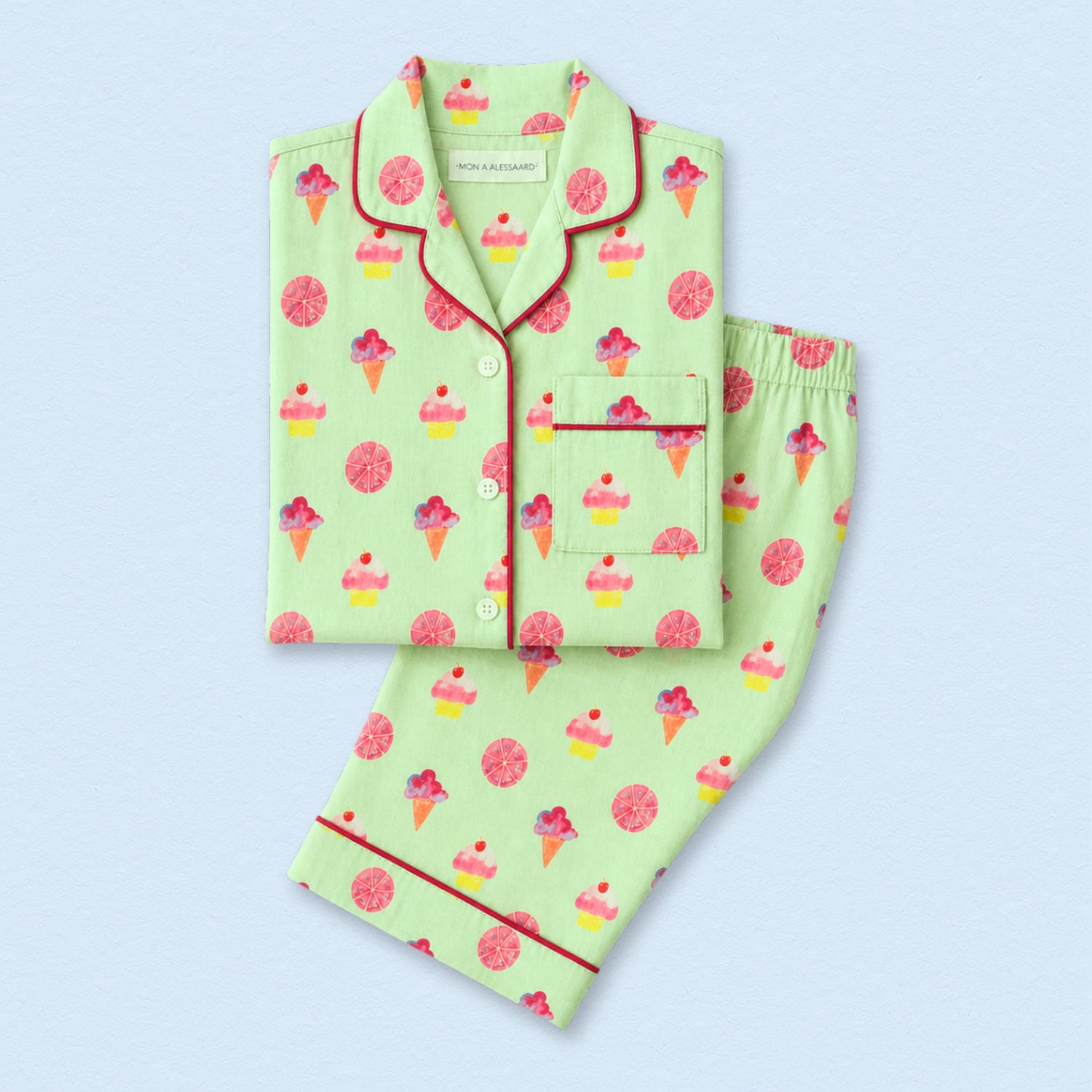 Ice Creams &amp; Cupcakes Full Sleeves Night Suit