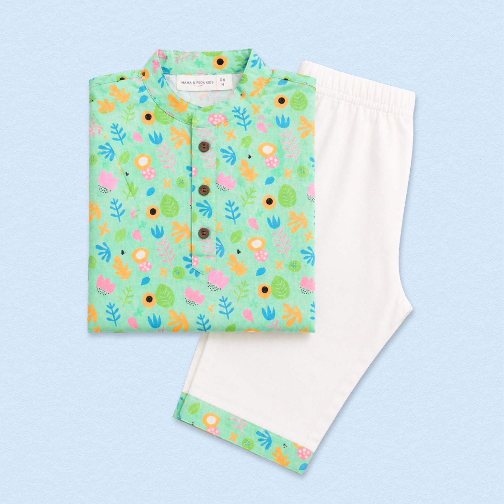 Flower Pop Kurta Set