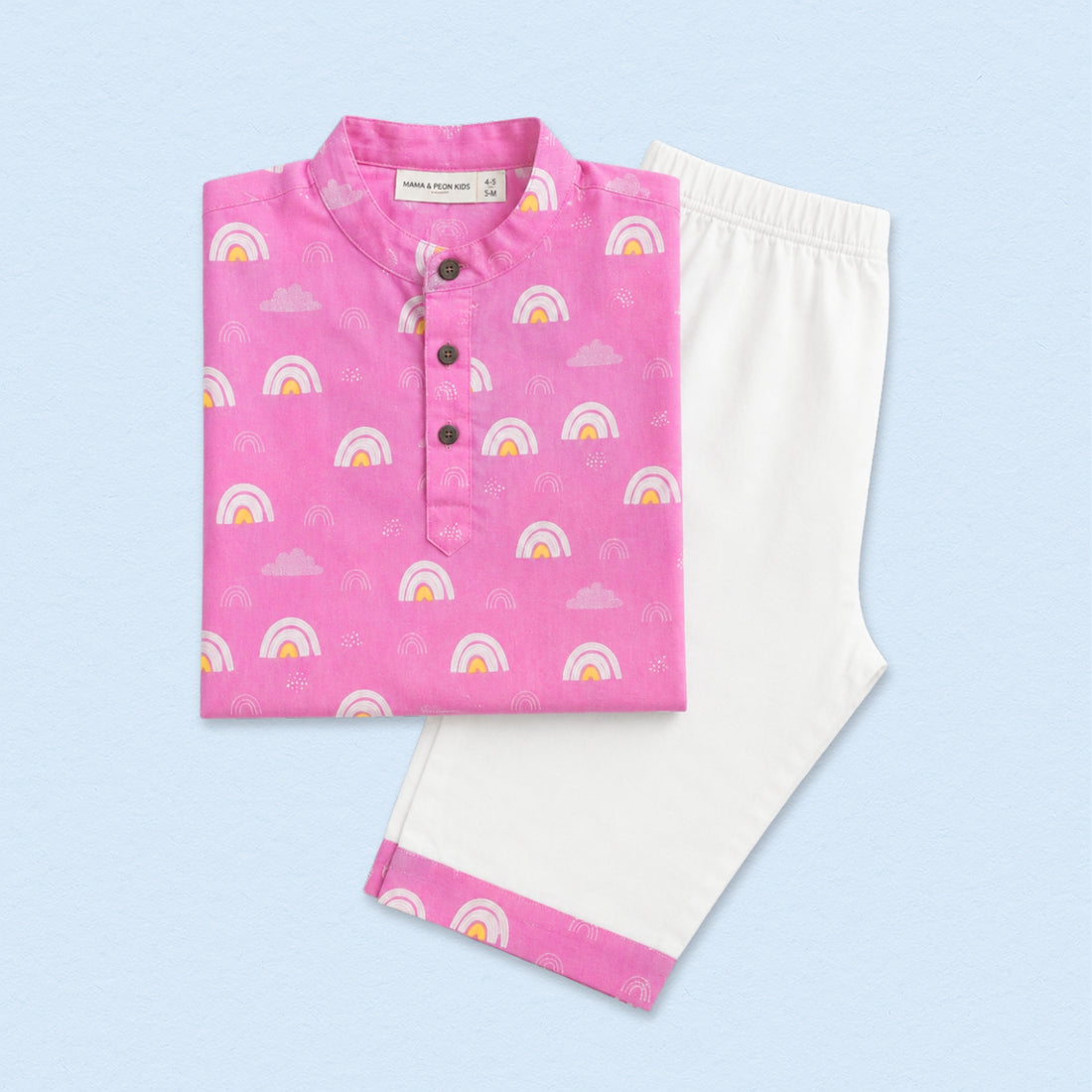 Pink Rainbows Kurta Set