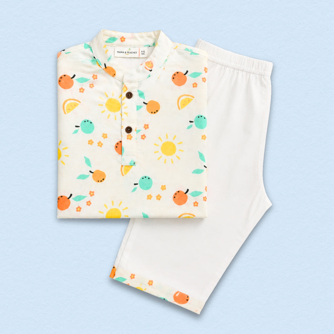 Citrus Cotton Kurta Set