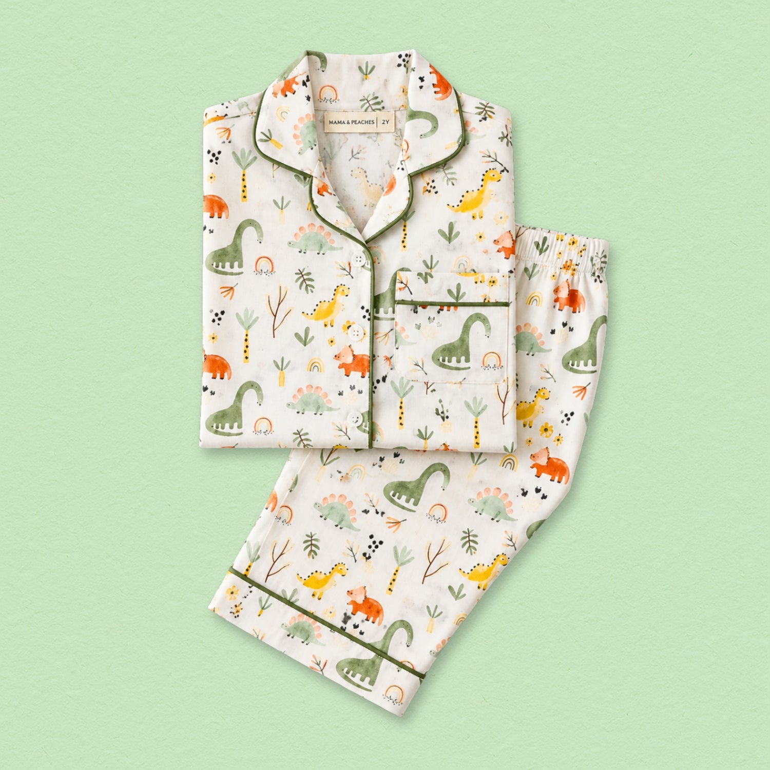 Dancing Dinosaur Full Sleeves Night Suit