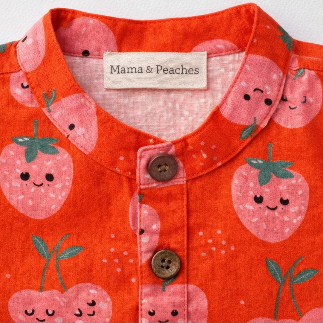 Bright Berry Kurta Set