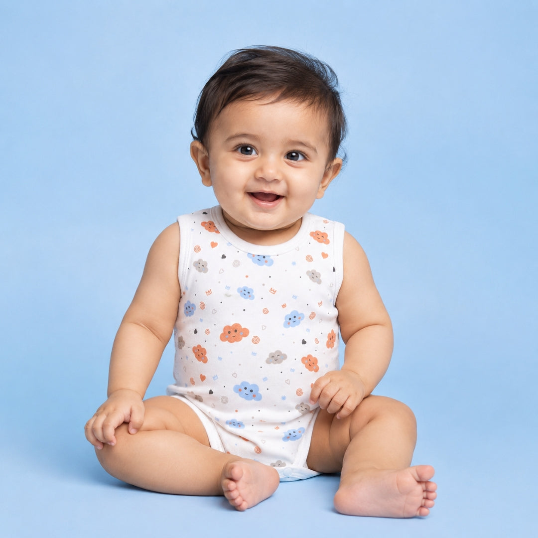 Pack of 2 Snap Inner Suits (Sweet Clouds+Baby Chopper)