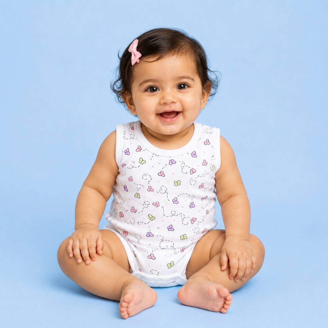 Pack of 2 Snap Inner Suits (Lil Fleas+Colorful Butterflies)