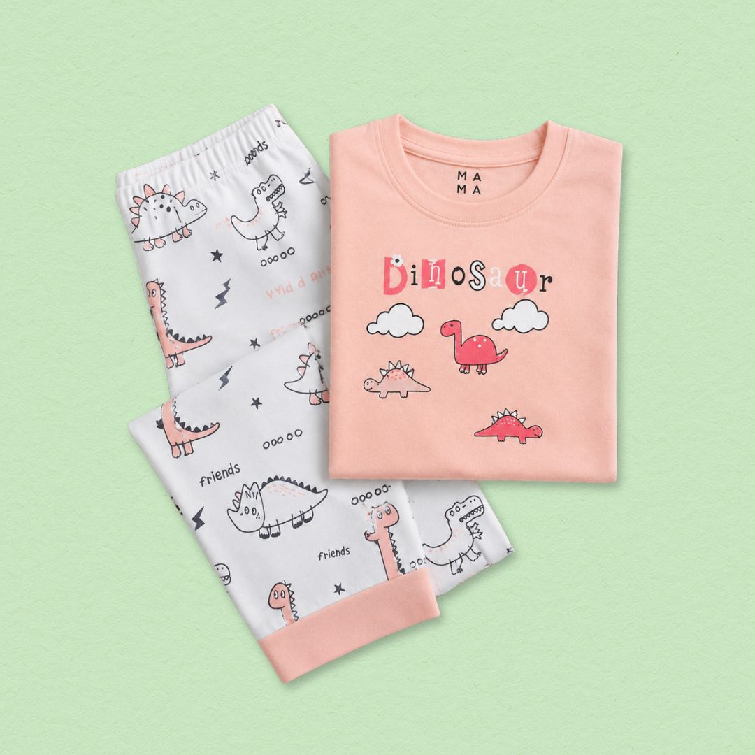 Dinosaur Dream Cotton Pyjama Set