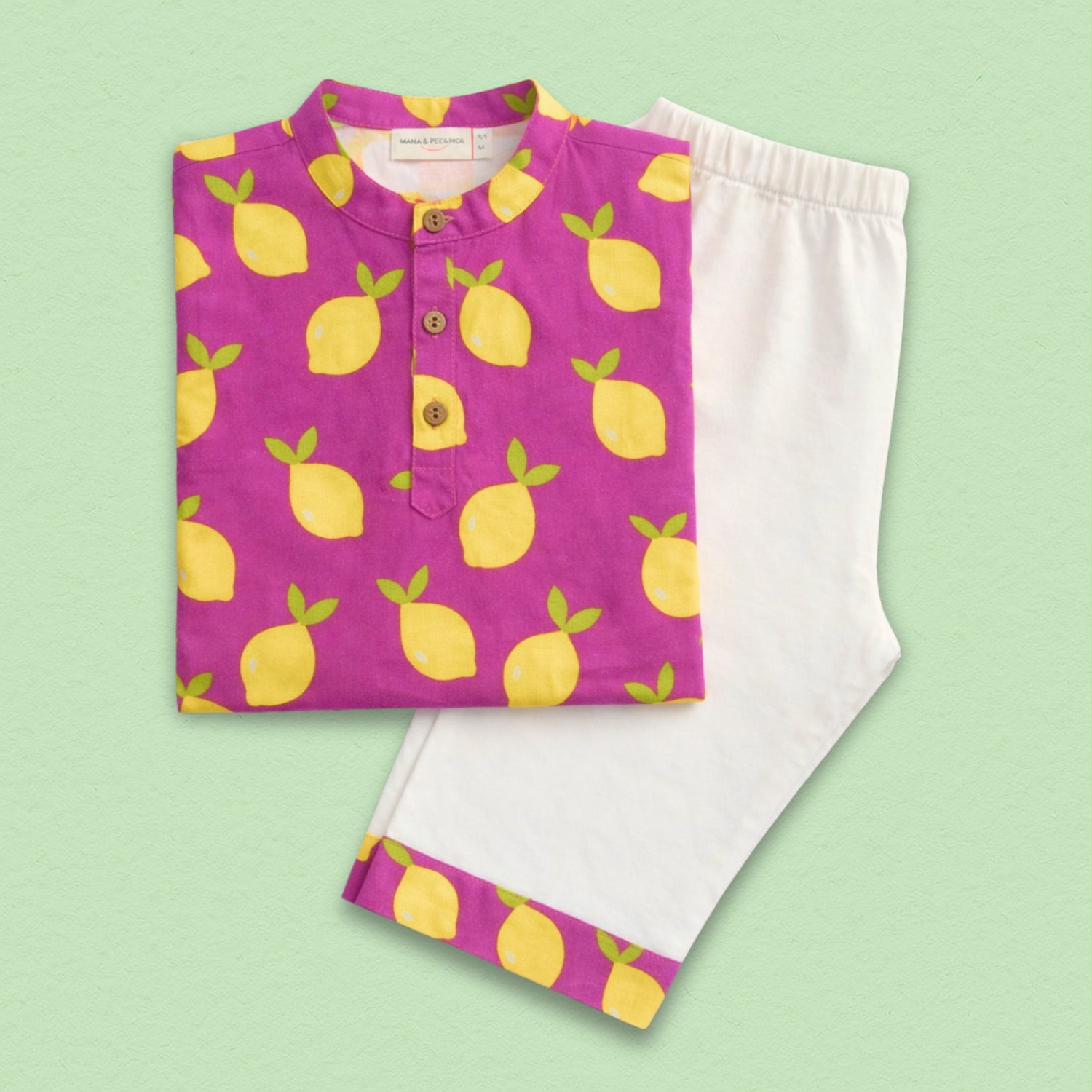 Lemony Lemons Kurta Set