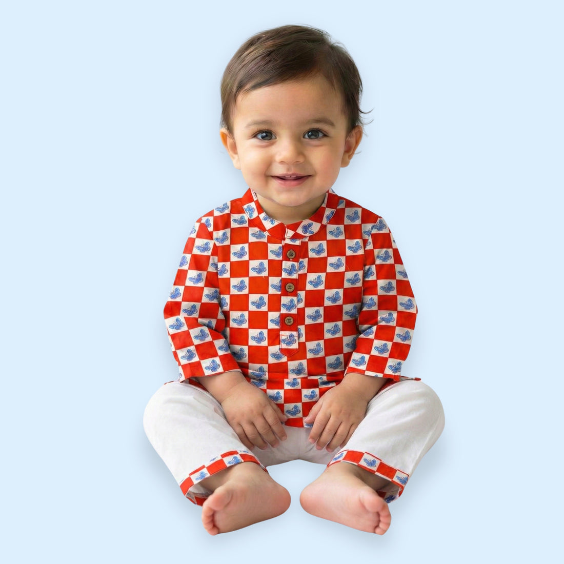 Beeming Butterflies Kurta Set