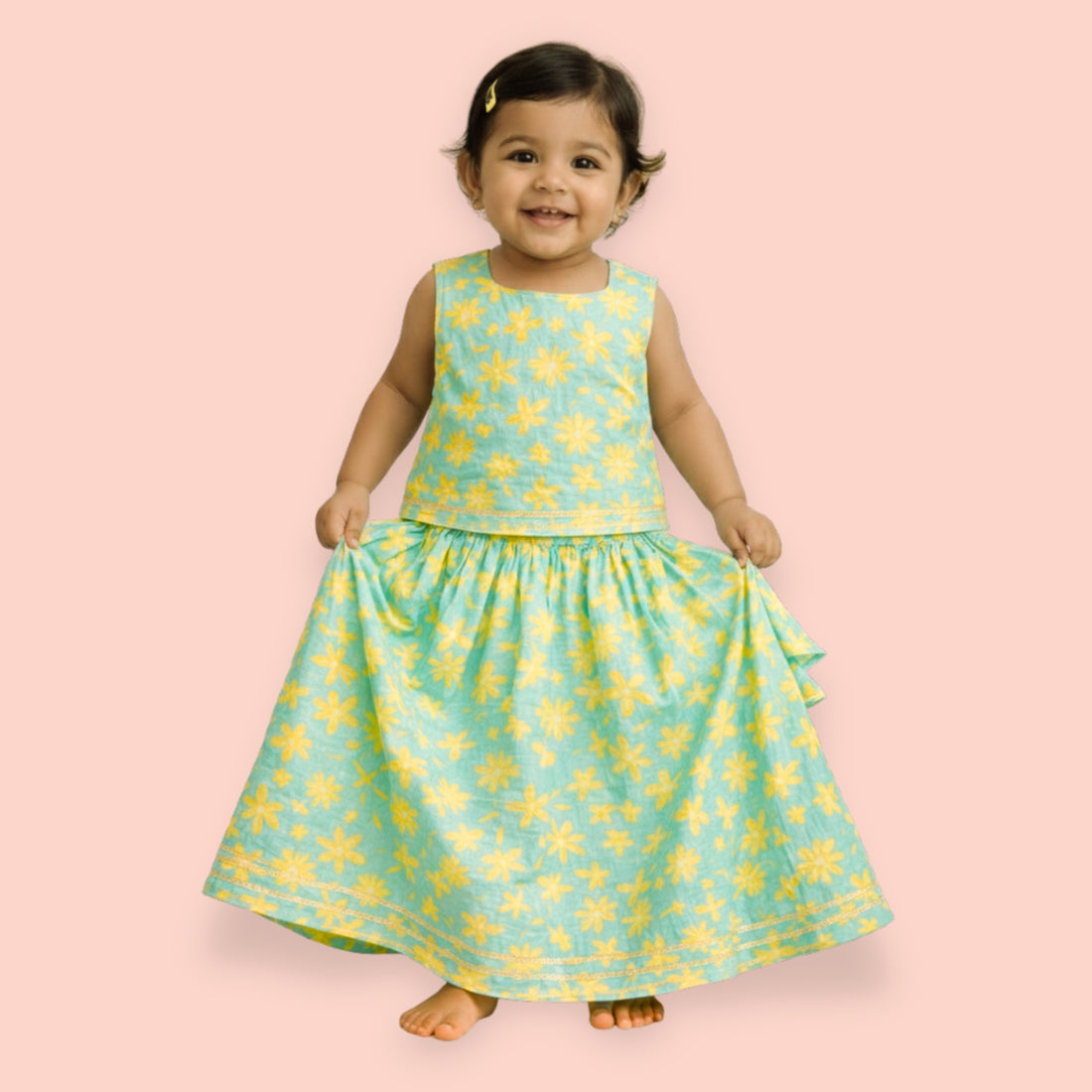 Summer Daisies Lehenga Set