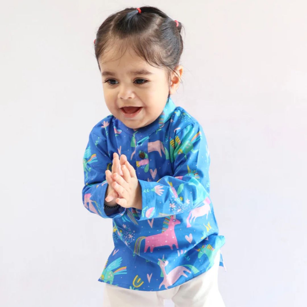 Mystical Unicorn kurta set