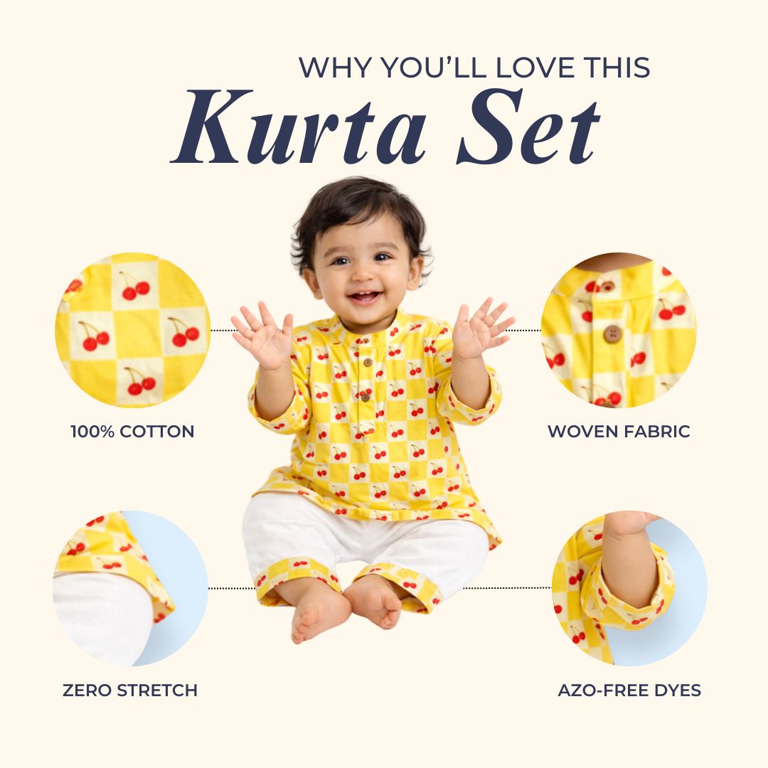 Very Cherry Kurta Set