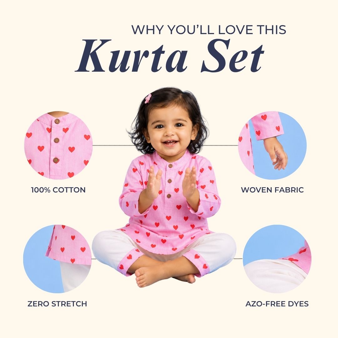 Love Cotton Kurta Set